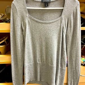 WHBM silver sweater